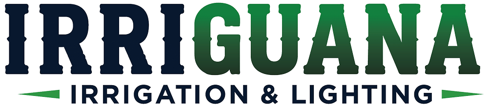 Irriguana Irrigation and Lighting company logo for Palm Beach County lawn care services.